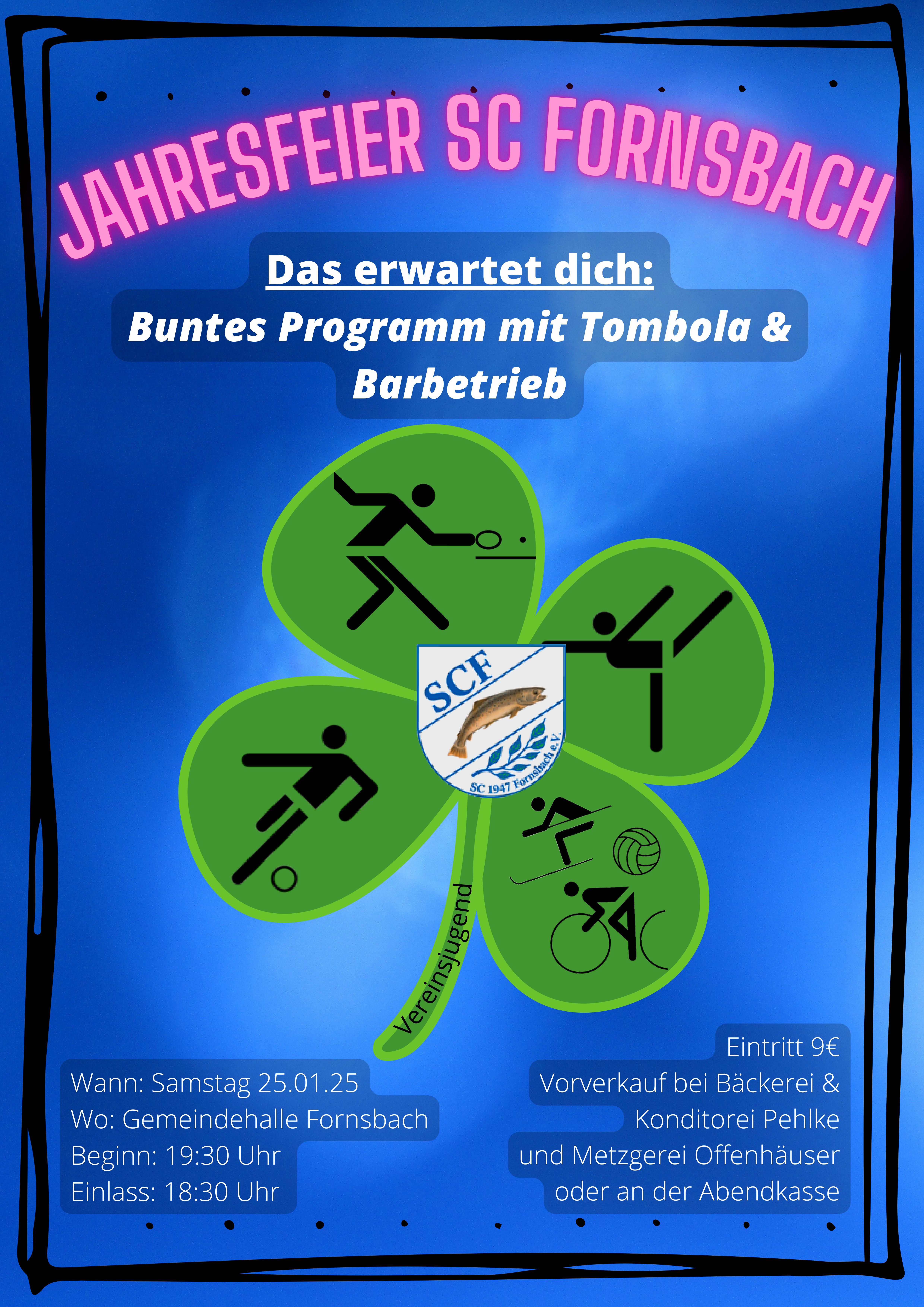 Plakat Jahresfeier